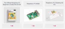   Raspberry Pi 5 Desktop Kit EU - Raspberry PI5 8GB alaplappal, ajándék Beginners Guide 5. 