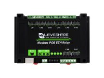   8 csatornás Ethernet relé modul, Modbus RTU/Modbus TCP protokoll, PoE port kommunikáció, különféle leválasztó és védelmi áramkörökkel