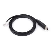   Ipari USB - RJ45 konzol kábel, USB Type A és RJ45 konzol csatlakozó, eredeti FT232RL chip, 1,8m hossz